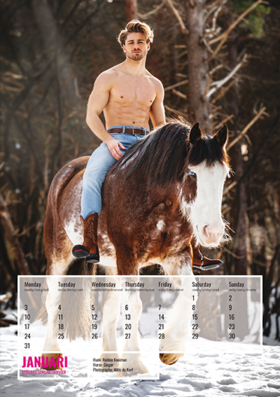 Horse and Hunk calendrier 2022 - Image 2