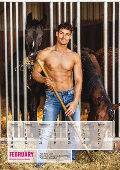 Horse and Hunk calendrier 2022 - Image 3