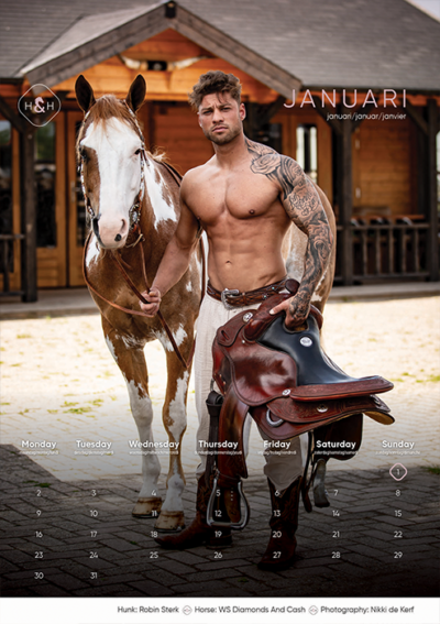 Horse and Hunk calendrier 2023 - Image 3