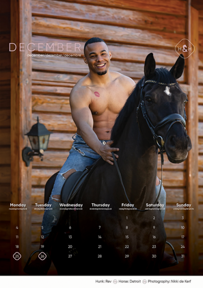 Horse and Hunk calendrier 2023 - Image 13