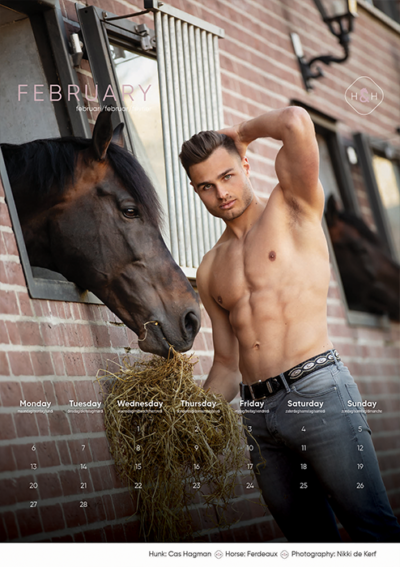Horse and Hunk calendrier 2023 - Image 4