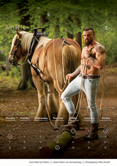 Horse and Hunk calendrier 2023 - Image 6