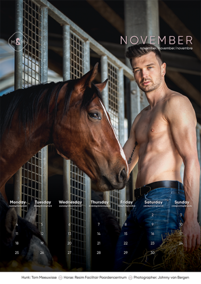 Horse and Hunk calendrier 2024 - Image 13