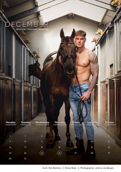 Horse and Hunk calendrier 2024 - Image 14