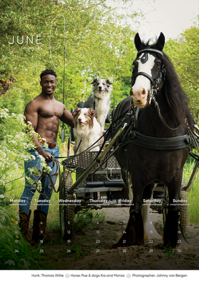 Horse and Hunk calendrier 2024 - Image 8