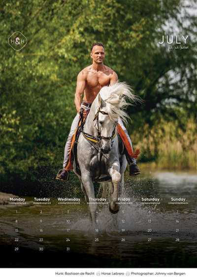 Horse and Hunk calendrier 2024 - Image 9