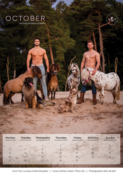 Horse and Hunk calendrier 2025 - Image 11
