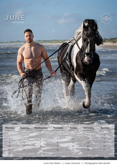 Horse and Hunk calendrier 2025 - Image 7