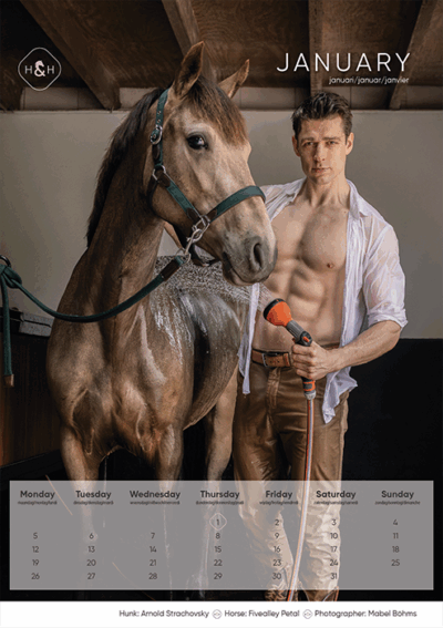 Horse and Hunk calendrier 2026 - Image 13