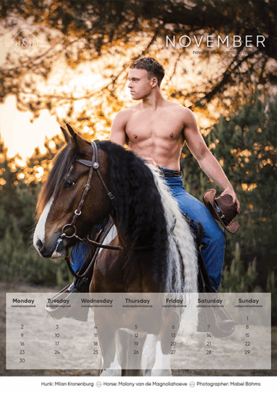 Horse and Hunk calendrier 2026 - Image 3