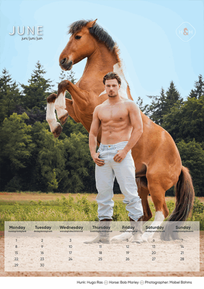 Horse and Hunk calendrier 2026 - Image 8