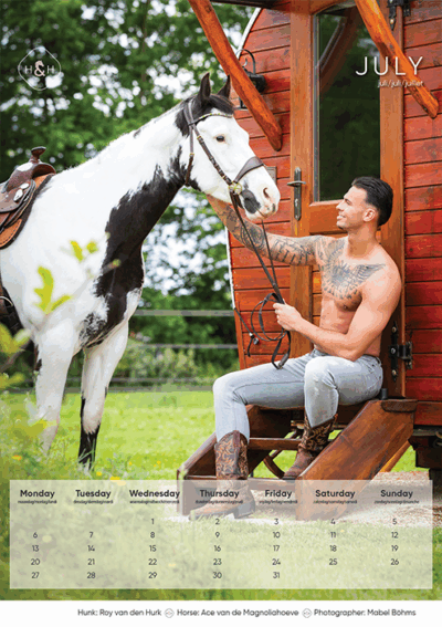 Horse and Hunk calendrier 2026 - Image 7