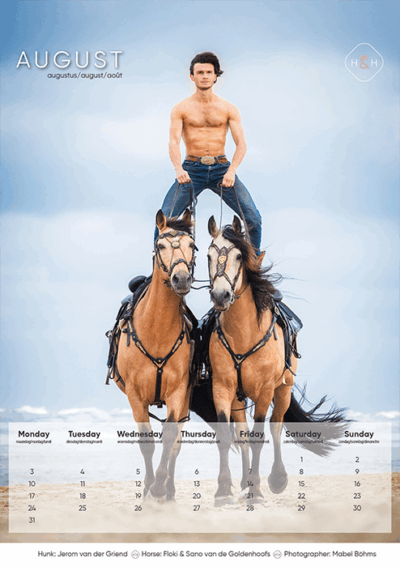 Horse and Hunk calendrier 2026 - Image 6