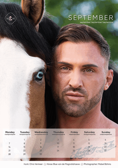 Horse and Hunk calendrier 2026 - Image 5