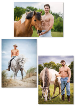 Cartes postales Horse and Hunk 2026